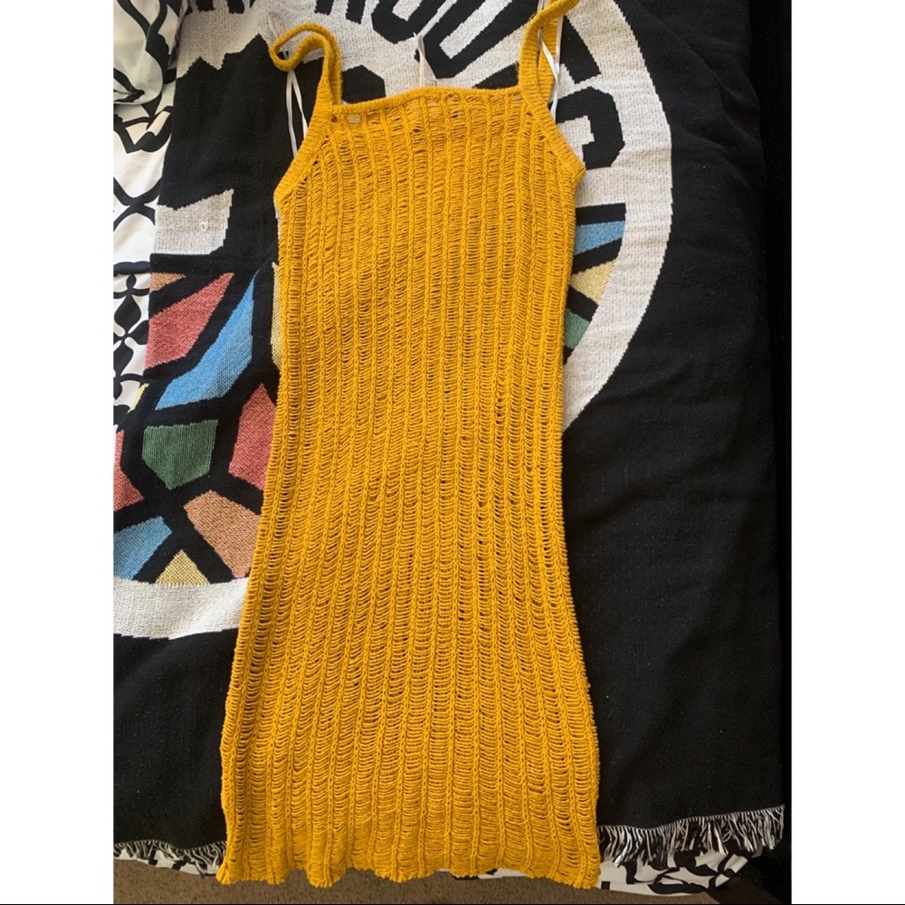 Mustard dress